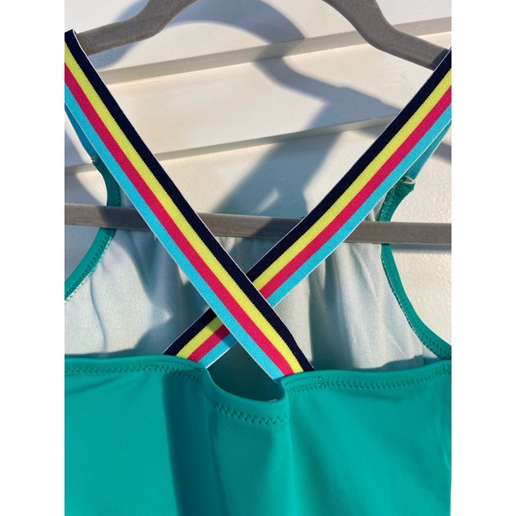 Kanu Surf Girls' Maggie UPF 50+ Sporty One Piece Swimsuit - Size 14 *k328 - Picture 9 of 12